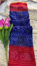 Bandhani printed saree