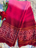 Bnadhani printed saree